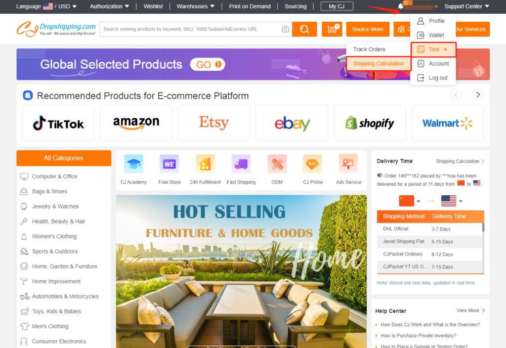 CJ Dropshipping to  [Complete Guide]