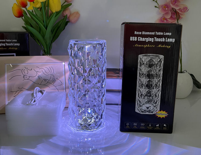 Emballage de lampe en cristal