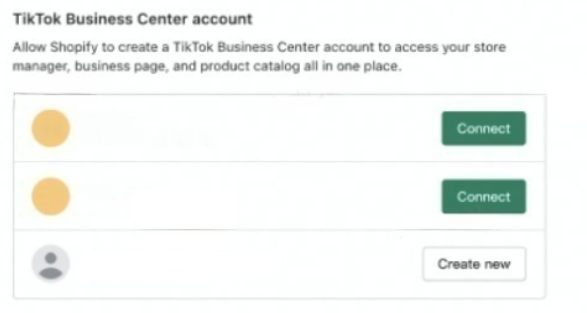 Koppel aan die TikTok Business Centre-rekening