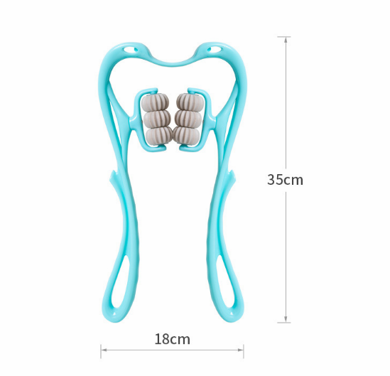 información de tamaño del masajeador de cuello