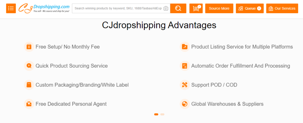 CJ Dropshipping easily wins this contest because it is free to use