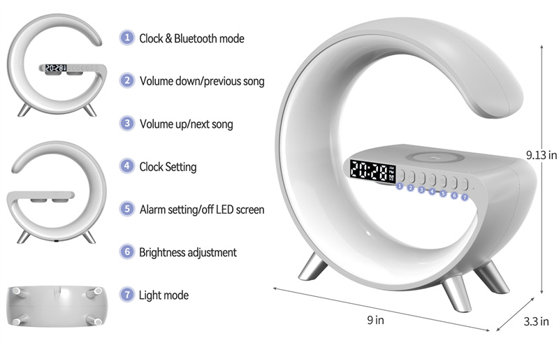 product size of Multifunctional LED Lamp