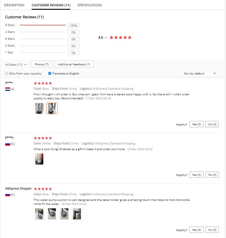 product review of electric water pump.