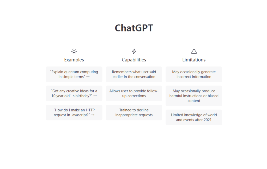 ChatGPT is a large language model trained by OpenAI