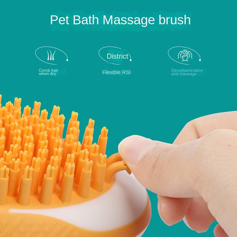 Product image of pet massage comb.