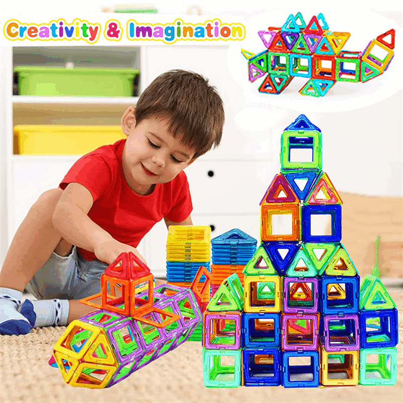 Khoom duab ntawm Magnetic Building Blocks.