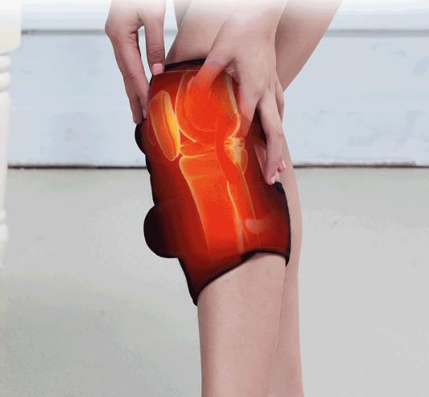 加熱膝マッサージャーの製品画像。